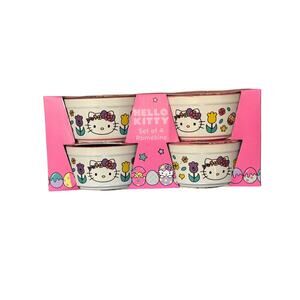 Hello kitty set of 4 Easter ramekins